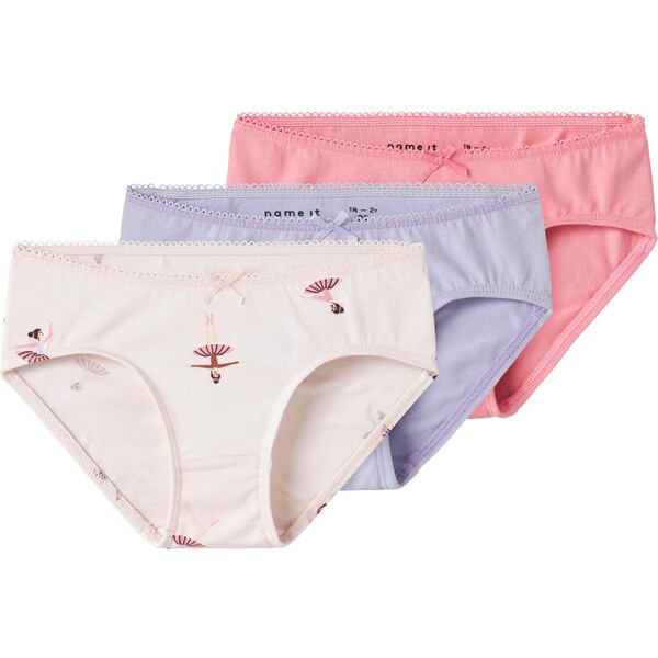 NAME IT Nohavičky svetlofialová / ružová / ružová / biela 64528913