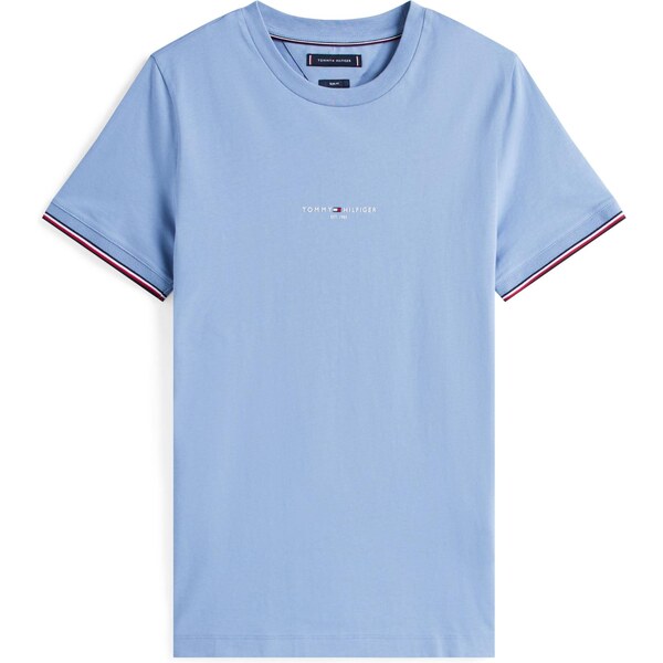 TOMMY HILFIGER Tričko modrosivá / brusnicová / čierna / biela 64528977