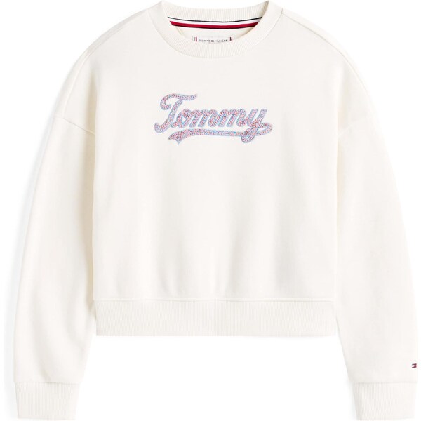 TOMMY HILFIGER Mikina levanduľová / biela 65353262
