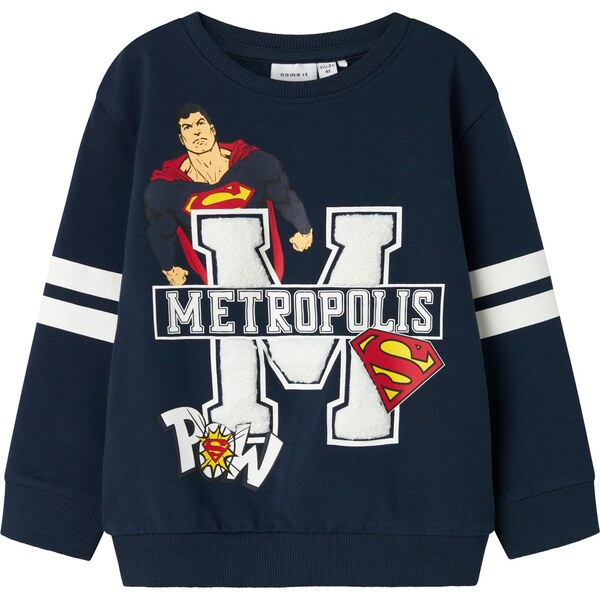 NAME IT Mikina NMMJASP SUPERMAN námornícka modrá / žltá / červená / 64529047