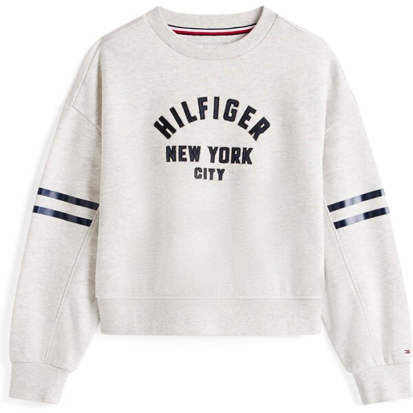 TOMMY HILFIGER Mikina tmavomodrá / sivá / čierna 65658012