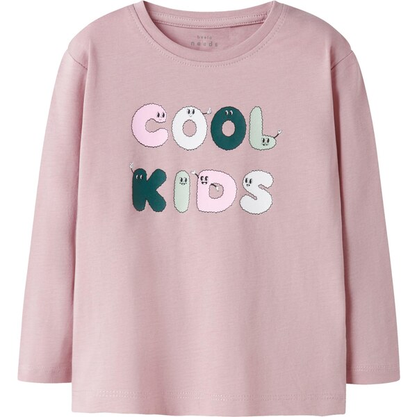 NAME IT Tričko NMFVEEN mätová / tmavozelená / orgovánová / biela 64529078