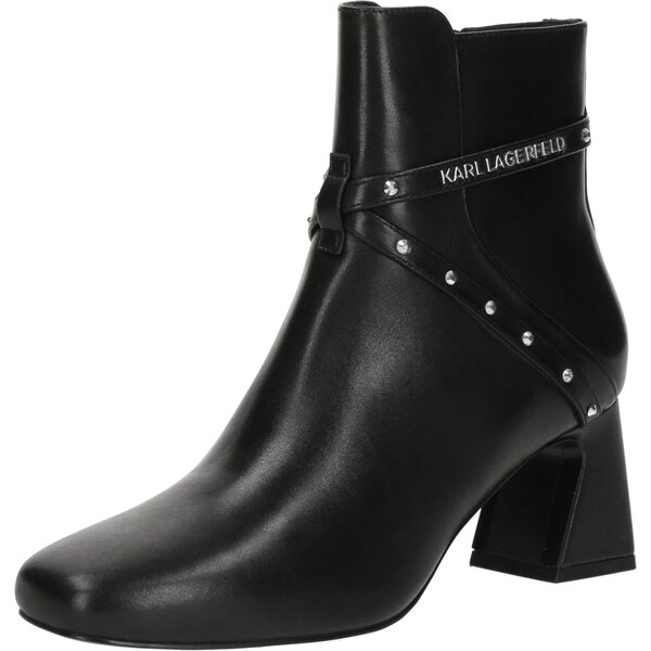 Karl Lagerfeld Členkové čižmy čierna 64529079