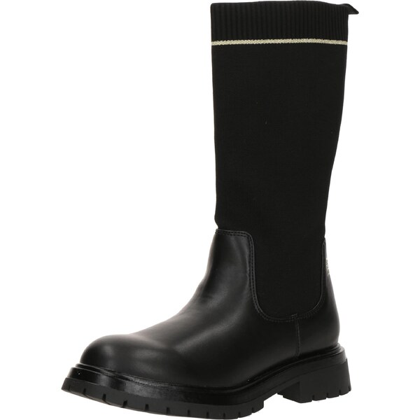 TOMMY HILFIGER Čižmy zlatá / čierna 64802097