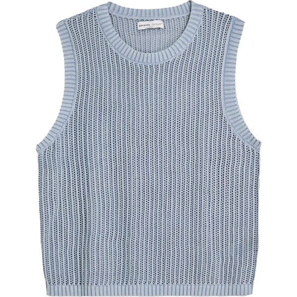 Bershka Tričko svetlomodrá 65884845