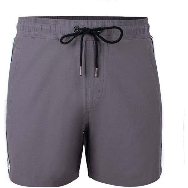 YEAZ Plavecké šortky Seabeat sivá / čierna / biela 64563805