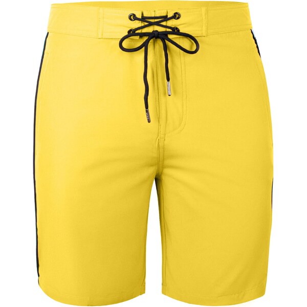 YEAZ Plavecké šortky Davey citrónová / čierna / biela 64563809