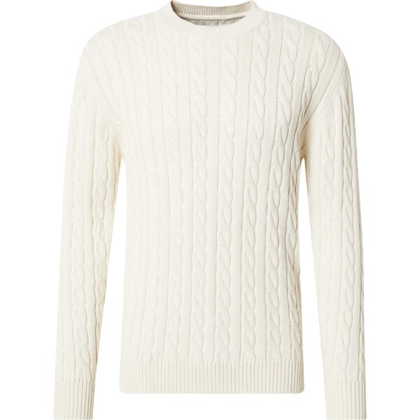 REPLAY Sveter šedobiela 65654785