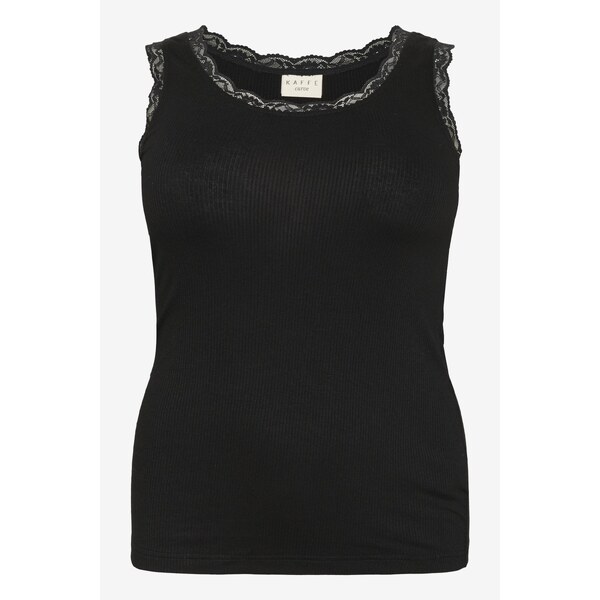KAFFE CURVE Top KCOmia čierna 65879931