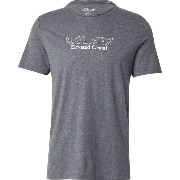 s.Oliver Tričko tmavosivá / biela 64528876