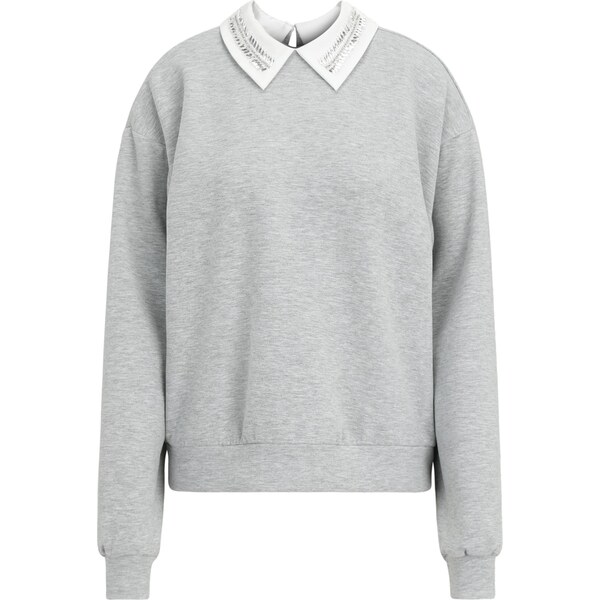 Only Tall Mikina ONLWILLOW sivá / strieborná / biela 65884796