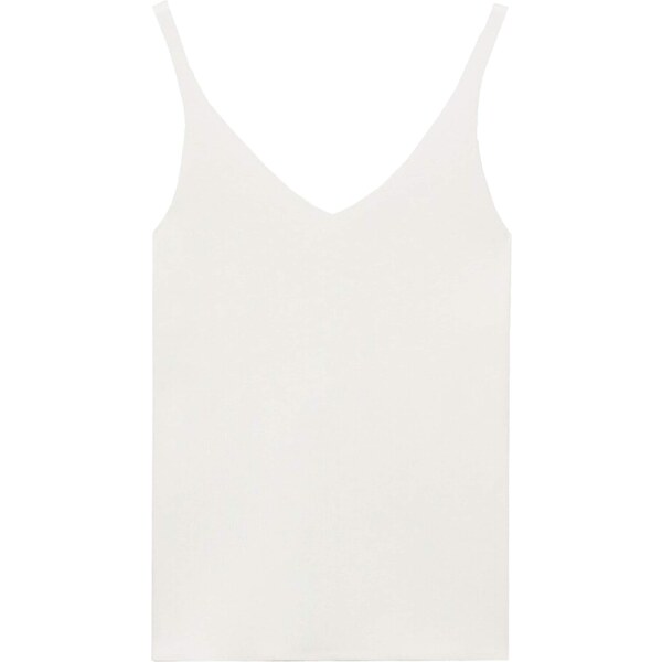 MANGO Top GYM biela 65043894