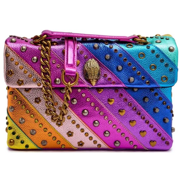 Kurt Geiger Kožená kabelka na rameno KENSINGTON 64527159