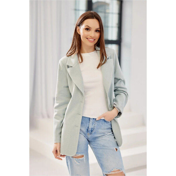 BICOTONE Dámska bunda ZAK0016 tyrkysová - Roco Fashion 64533477