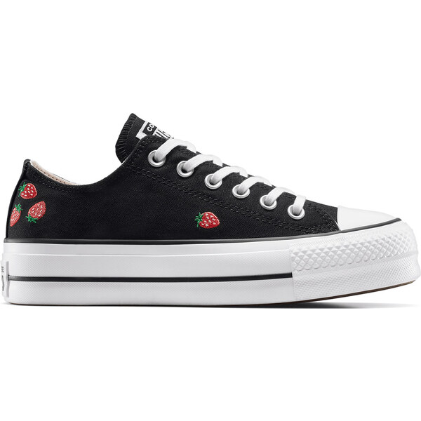 Converse Chuck Taylor All Star Lift Platform Embroidered Strawberries 66361095