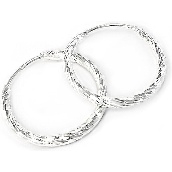 Strieborné náušnice Glare 866 64539906