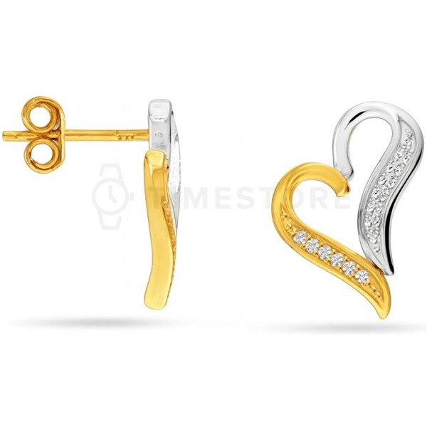 Puzetové náušnice, srdiečka TS-EA-0254 TS-EA-0254 64541834