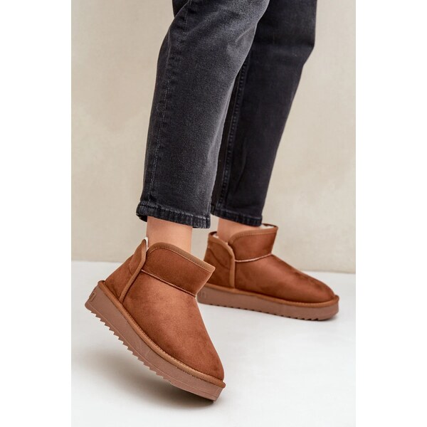 Kesi Dámske snežnice na platforme D.Franklin DFSH370010 Brown 64541277