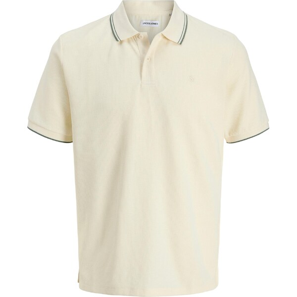 JACK & JONES Tričko JJEAustin jedľová / biela ako vlna 64547599