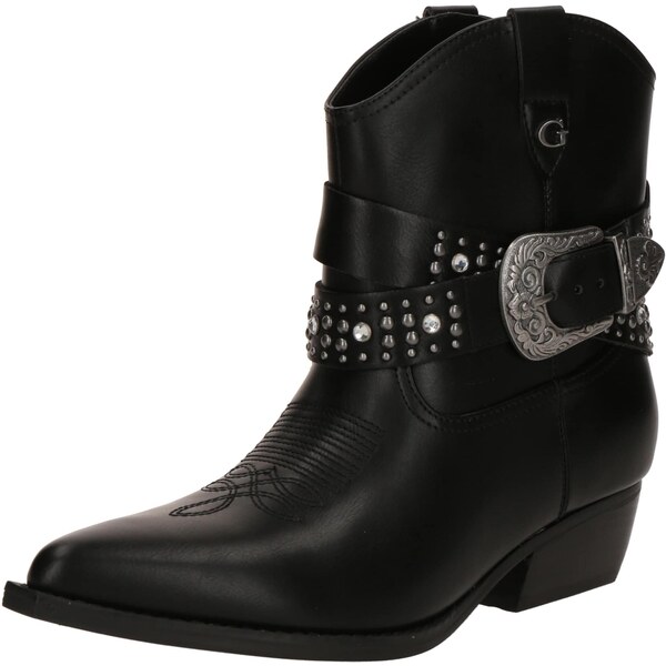 GUESS Kovbojské čižmy Lansly čierna 64547822