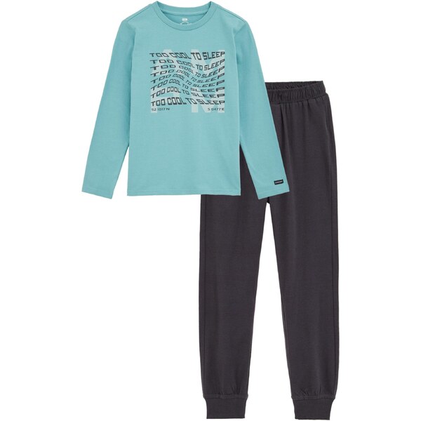 WE Fashion Pyžamo modrá / sivá 65175451