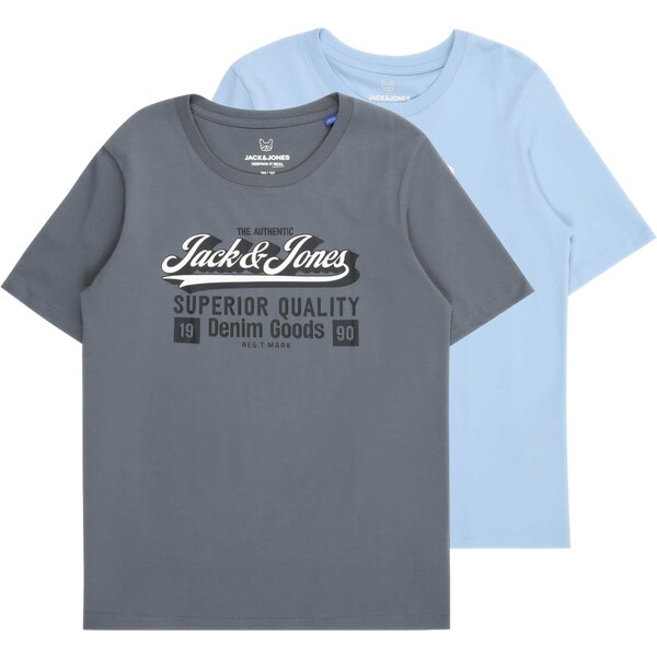 Jack & Jones Junior Tričko dymovo modrá / svetlomodrá / čierna / biela 64547857