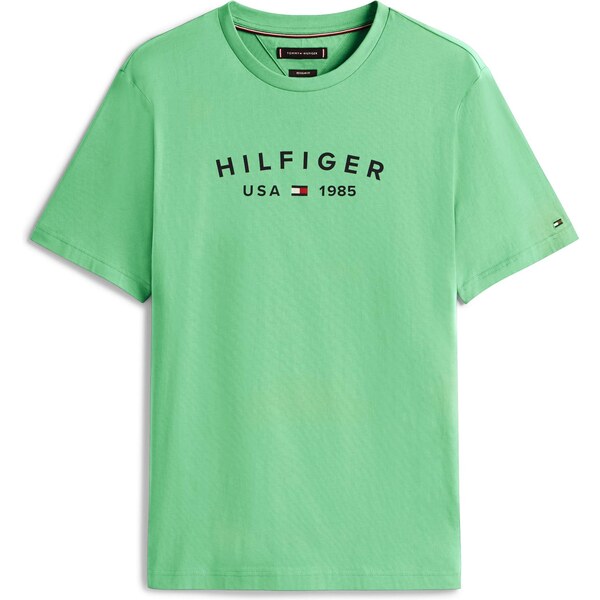 TOMMY HILFIGER Tričko FATHERS DAY svetlozelená / čierna 64547945