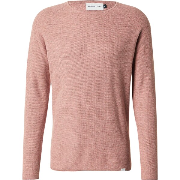 NOWADAYS Sveter Honeycomb ružová 64548092