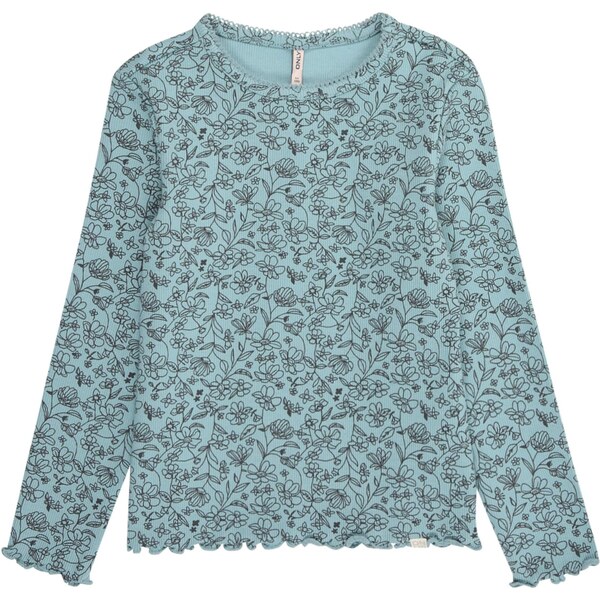 Only Mini Tričko KMGTRINNY modrozelená / čierna 65658090