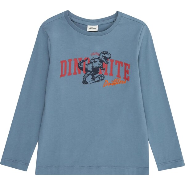 s.Oliver Tričko námornícka modrá / opálová / oranžová / jasne červená 66330304