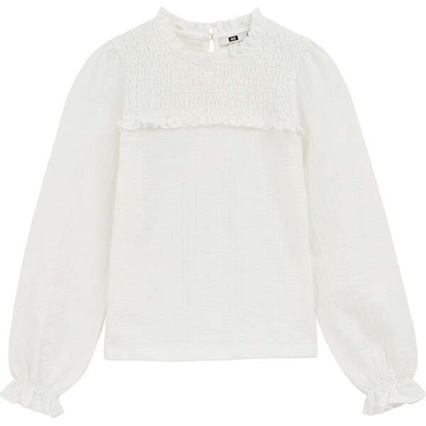 WE Fashion Tričko slonová kosť 65656040