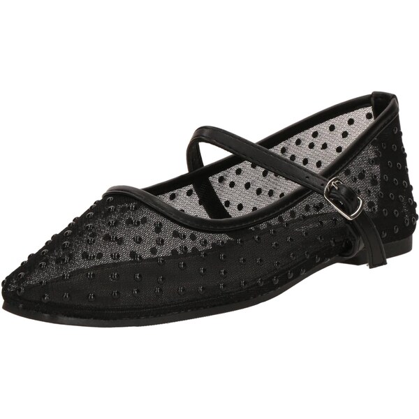 GLAMOROUS Baleríny s ramienkom čierna 65884912