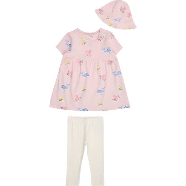 NAME IT Set NBFVANDORA svetlomodrá / žltá / ružová / šedobiela 64548222