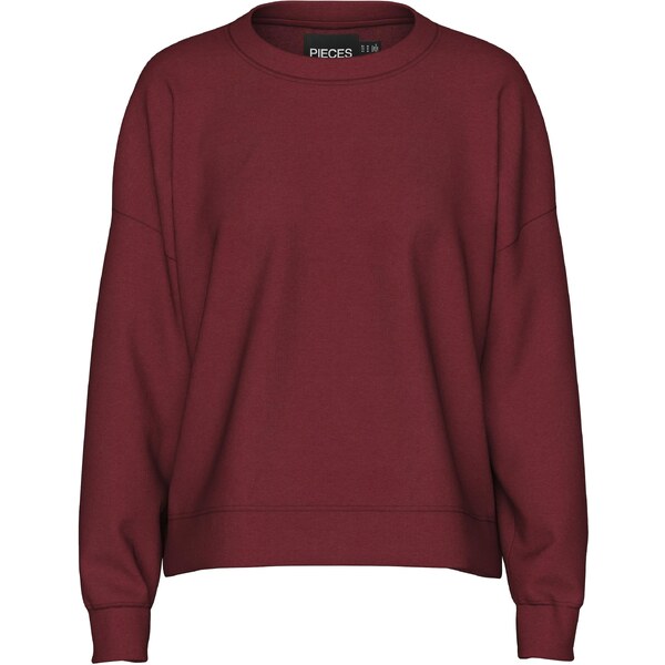 PIECES Mikina PCChilli merlotová 64547523