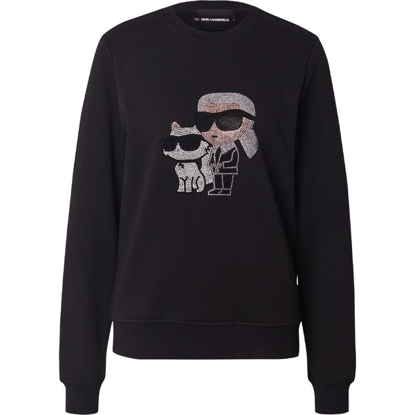 Karl Lagerfeld Mikina IKON staroružová / čierna / strieborná 65658076