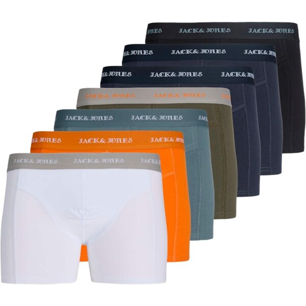 JACK & JONES Boxerky JACMiles námornícka modrá / olivová / petrolejová 64559208