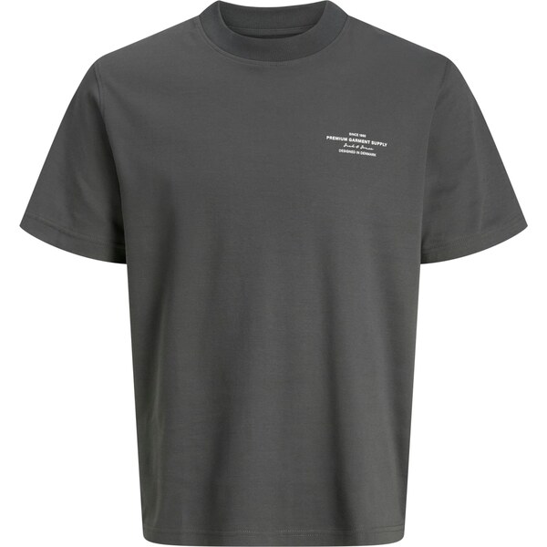 JACK & JONES Tričko JPRBLACHAD tmavosivá / biela 65052312