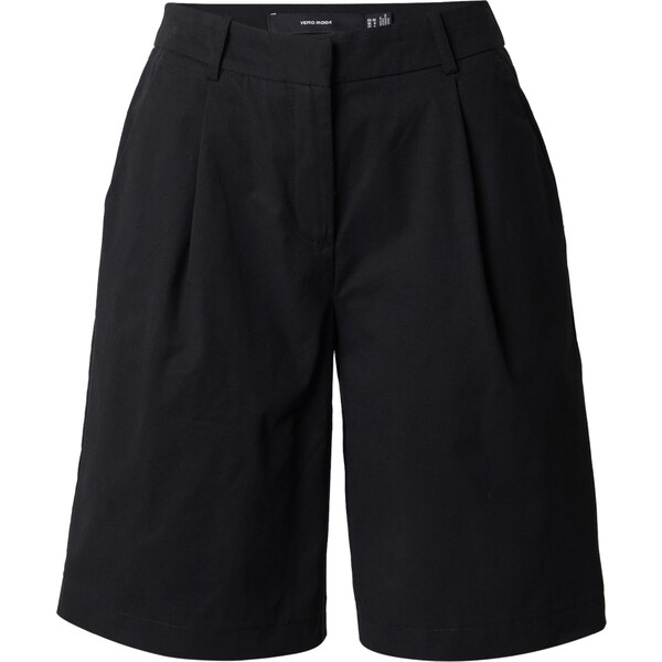 VERO MODA Plisované nohavice čierna 65678609