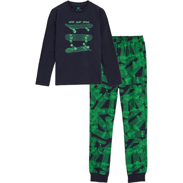 WE Fashion Pyžamo námornícka modrá / námornícka modrá 65175450