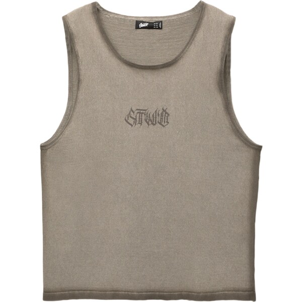 Pull&Bear Tričko STWD sivá / tmavosivá 65475036