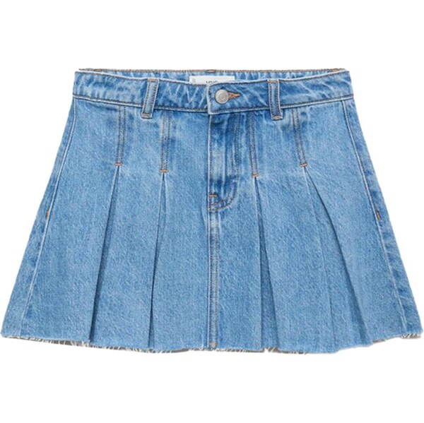 MANGO KIDS Sukňa ALEXIA modrá denim 65658139