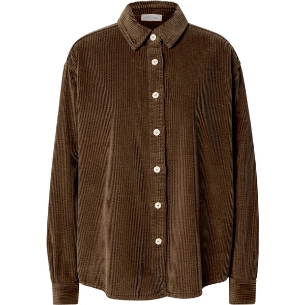 AMERICAN VINTAGE Blúzka PADOW tmavohnedá 64559531