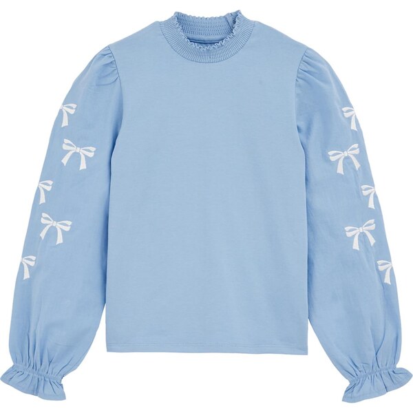 WE Fashion Tričko modrá / biela 65656046