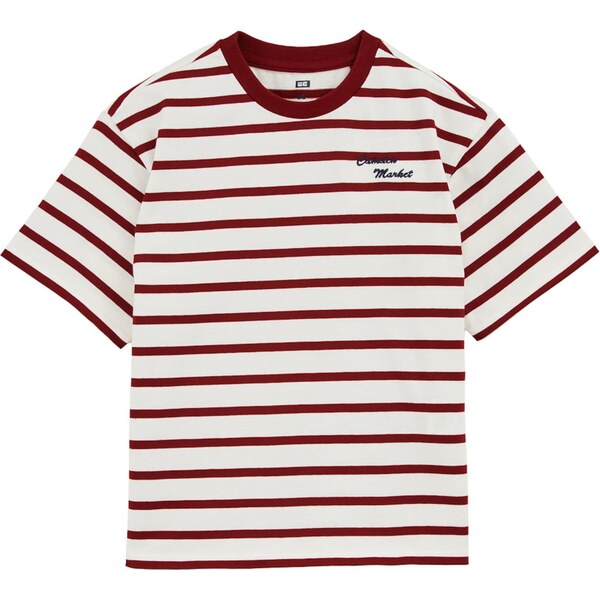 WE Fashion Tričko námornícka modrá / tmavočervená / biela 65656029