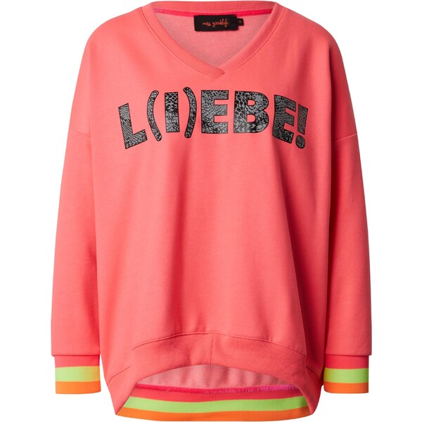 miss goodlife Mikina tmavosivá / oranžová / malinová / čierna 65773106