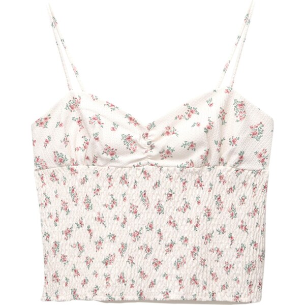 Pull&Bear Top mätová / ružová / staroružová / biela 65884977