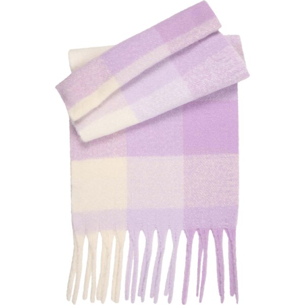 ABOUT YOU Šál svetložltá / orchideová / biela 65884989