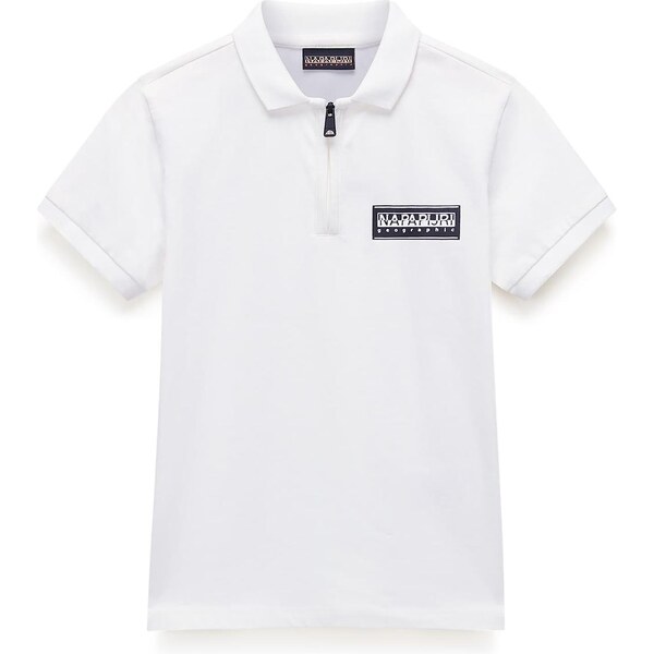 NAPAPIJRI Tričko E-Chamois tmavomodrá / biela 64565695