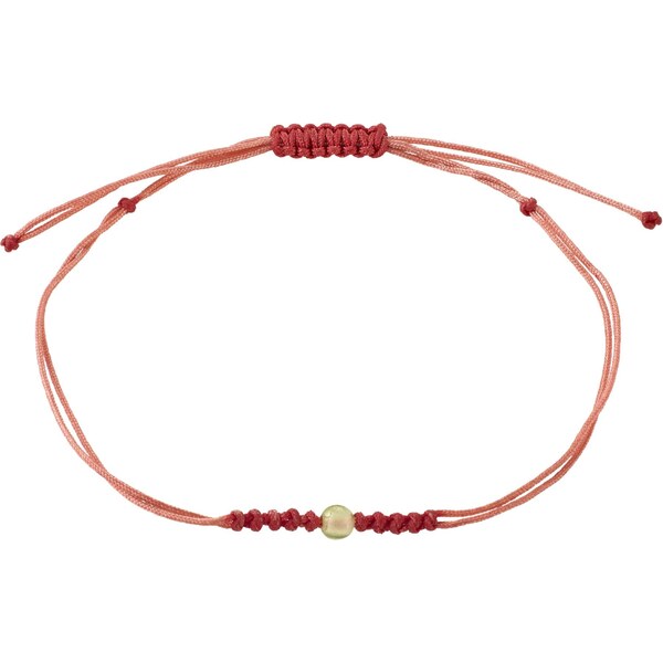 Pilgrim Náramok Birthstones červená / perlovo biela 64575741