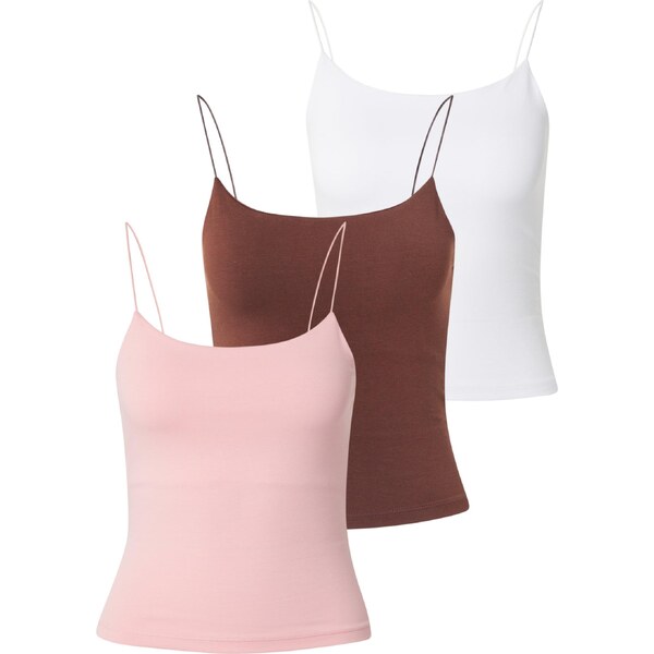 studioselect Top Lena čokoládová / ružová / biela 64565892